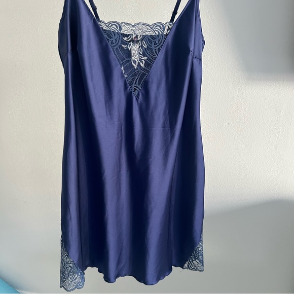 COSABELLA Navy Slip Night Negligee sz L - Picture 3 of 11